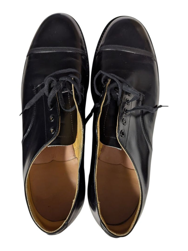 GREB “Valentine” Black Cap-Toe Oxford Shoes