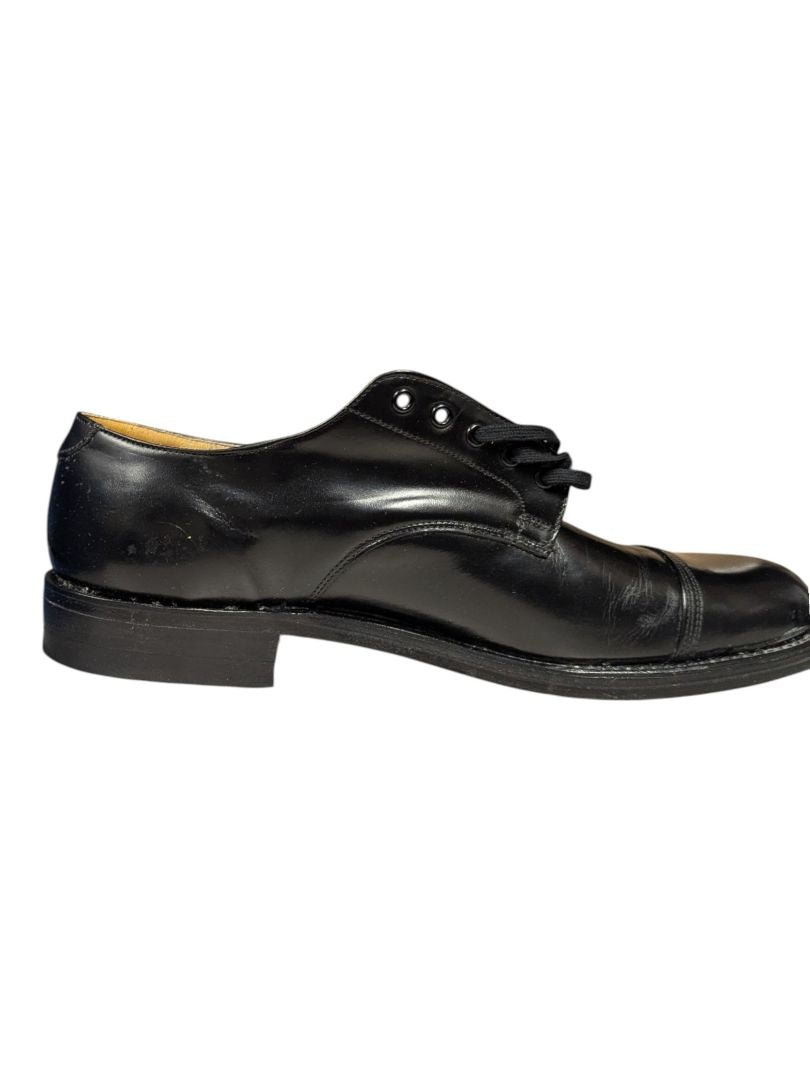 GREB “Valentine” Black Cap-Toe Oxford Shoes