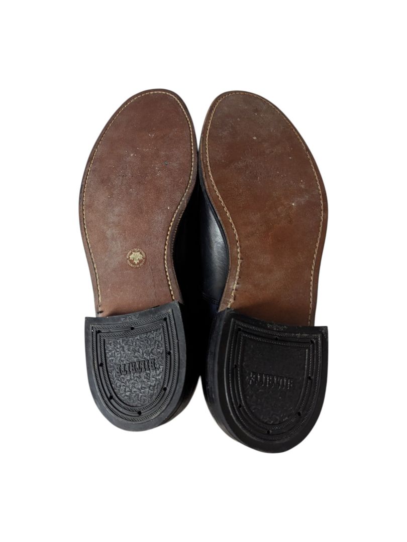 GREB “Valentine” Black Cap-Toe Oxford Shoes