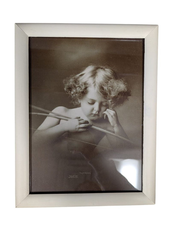 Vintage Framed “Cupid Asleep” Print – Starnaman Frames Berlin Ontario