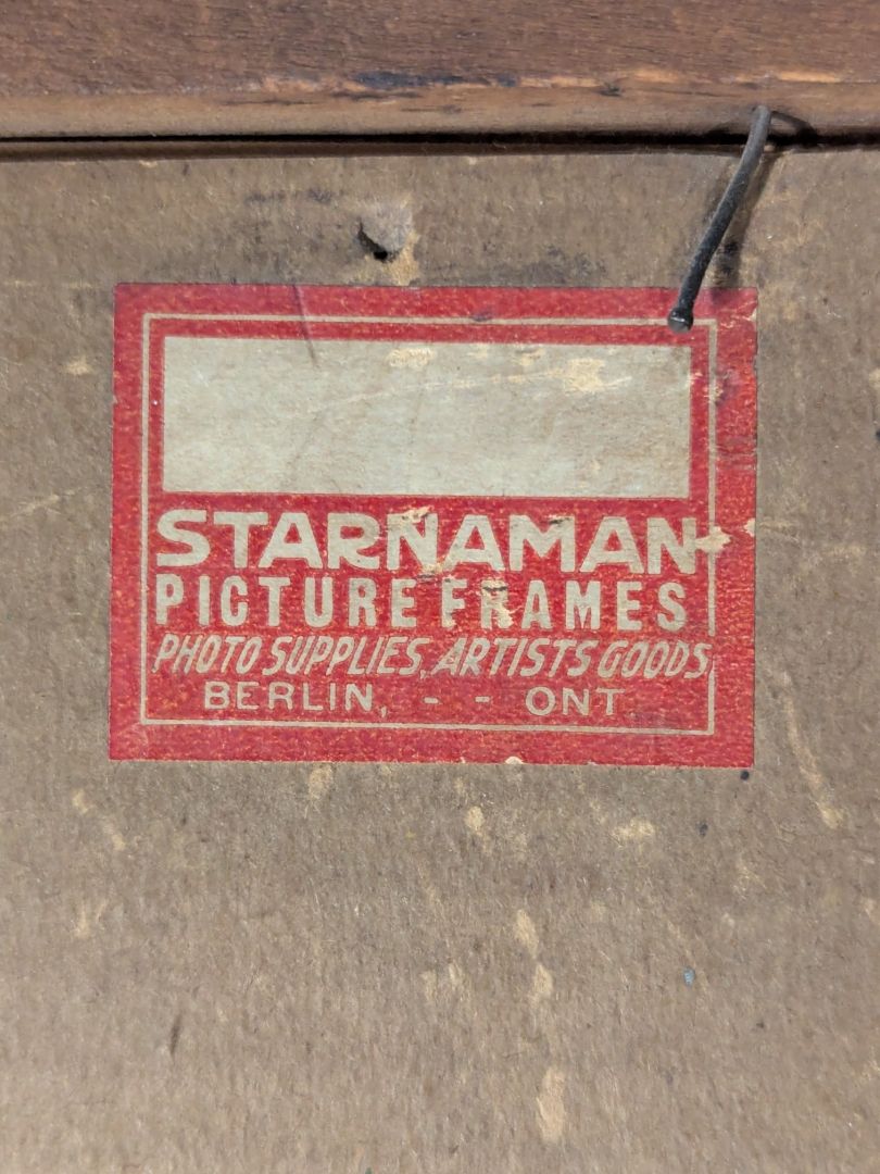 Vintage Framed “Cupid Awake” Print – Starnaman Frames Berlin Ontario