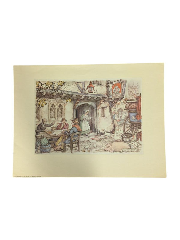 Anton Pieck "Old Queen's Head" 1970 Art Prints