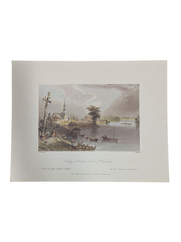 W.H. Bartlett Early Canadian Scenes - Reader's Digest Art Print Set