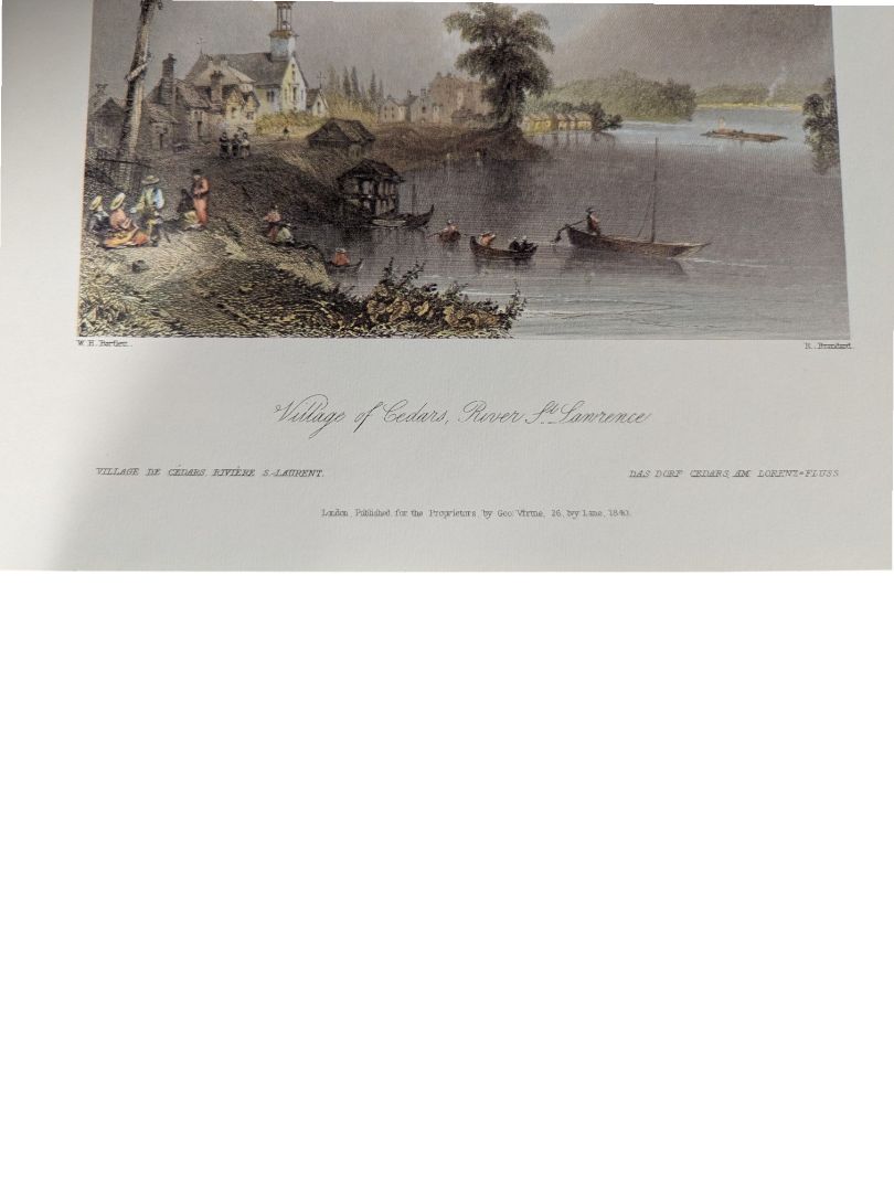 W.H. Bartlett Early Canadian Scenes - Reader's Digest Art Print Set