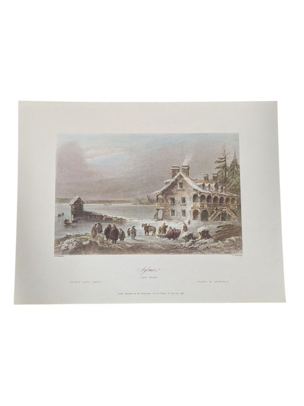 W.H. Bartlett Early Canadian Scenes - Reader's Digest Art Print Set