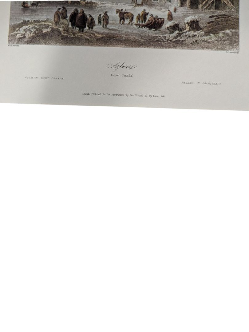 W.H. Bartlett Early Canadian Scenes - Reader's Digest Art Print Set