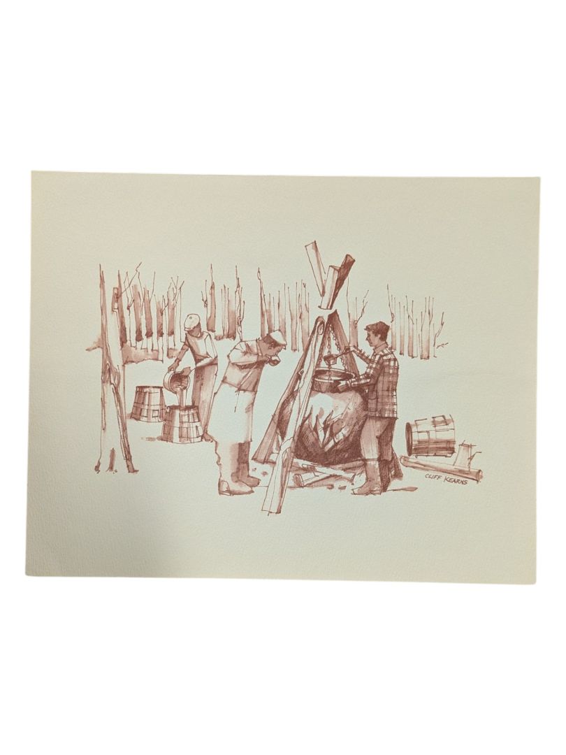 Cliff Kearns “Schneider’s Maple Sugaring Collection” – Set of 4