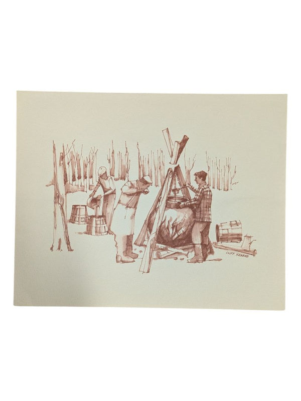 Cliff Kearns “Schneider’s Maple Sugaring Collection” – Set of 4