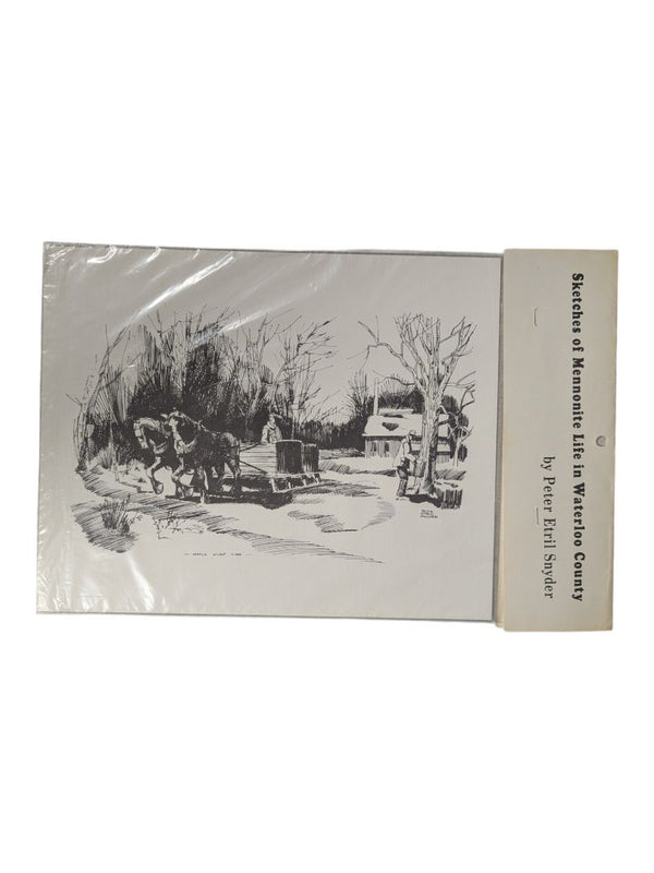 Peter Etril Snyder “Sketches of Mennonite Life in Waterloo County”