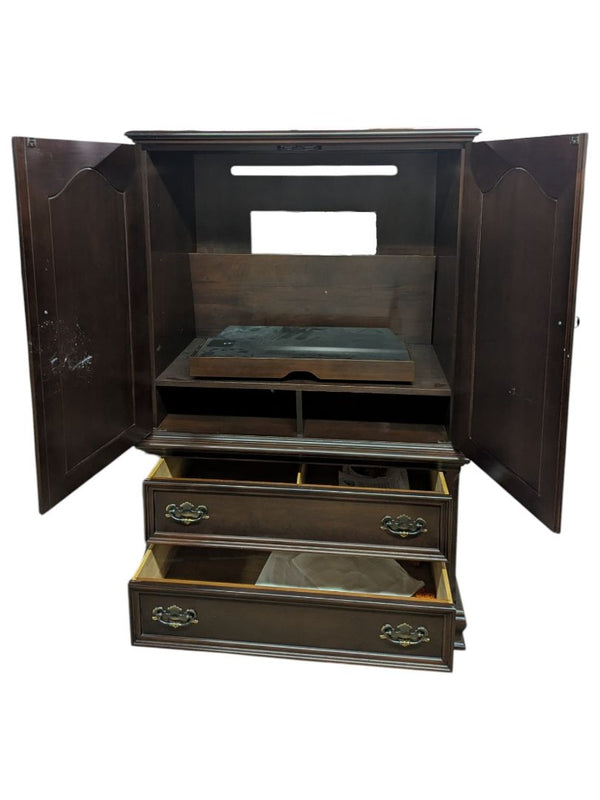 Gibbard Solid Honduras Mahogany Cabinet / TV Armoire