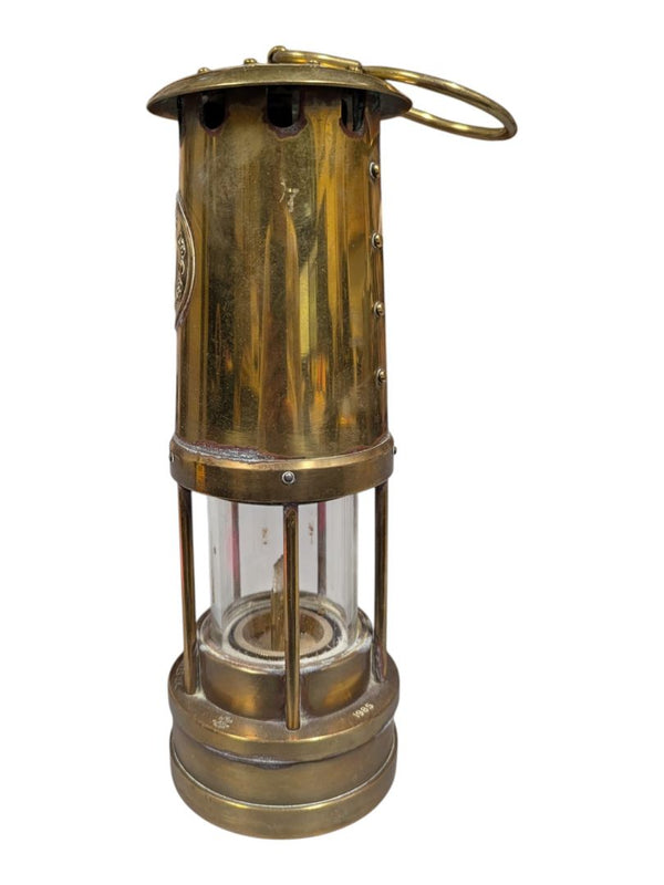 E. Thomas & Williams Cambrian Brass Miners Lamp – 1985 Wales U.K.