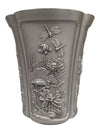 Royal Selangor Pewter Floral Relief Vase – Dragonfly & Botanical Motif