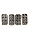 Vintage GSK Chicago Aluminum Muffin / Gem Baking Pans (Set of 4)