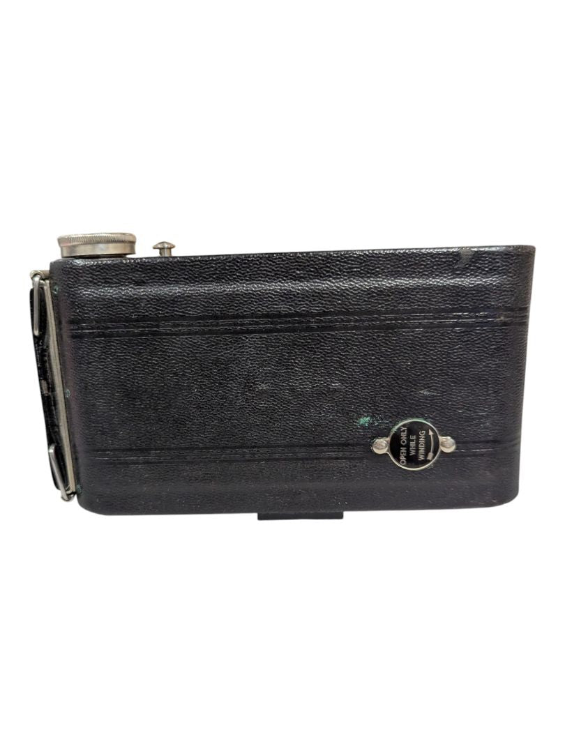 Vintage Kodak Folding Camera with Leather Carry Case