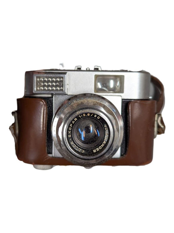 Voigtländer Vitomatic 35mm Camera with Leather Case