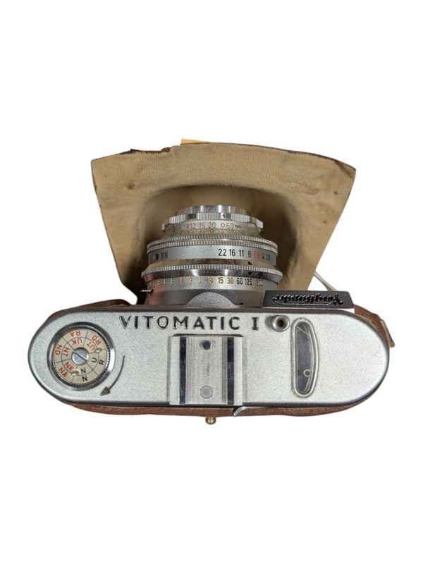 Voigtländer Vitomatic 35mm Camera with Leather Case