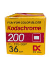 Vintage Kodak 35mm Film Lot – Kodachrome 200 & Plus-X Pan Rolls w/ Box