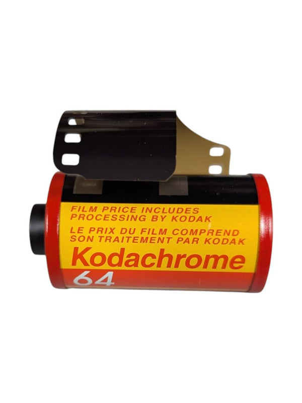 Vintage Kodak 35mm Film Lot – Kodachrome 200 & Plus-X Pan Rolls w/ Box