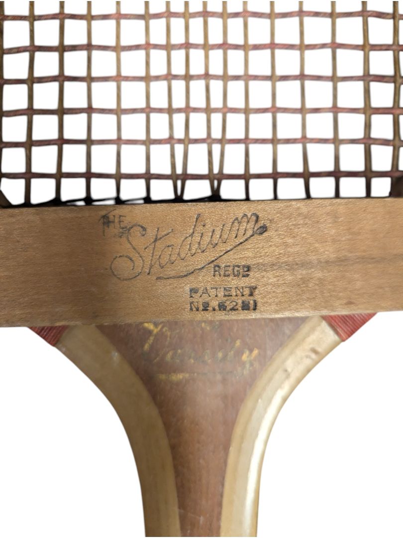 Slazenger “The Stadium” S&S Wooden Tennis Racket