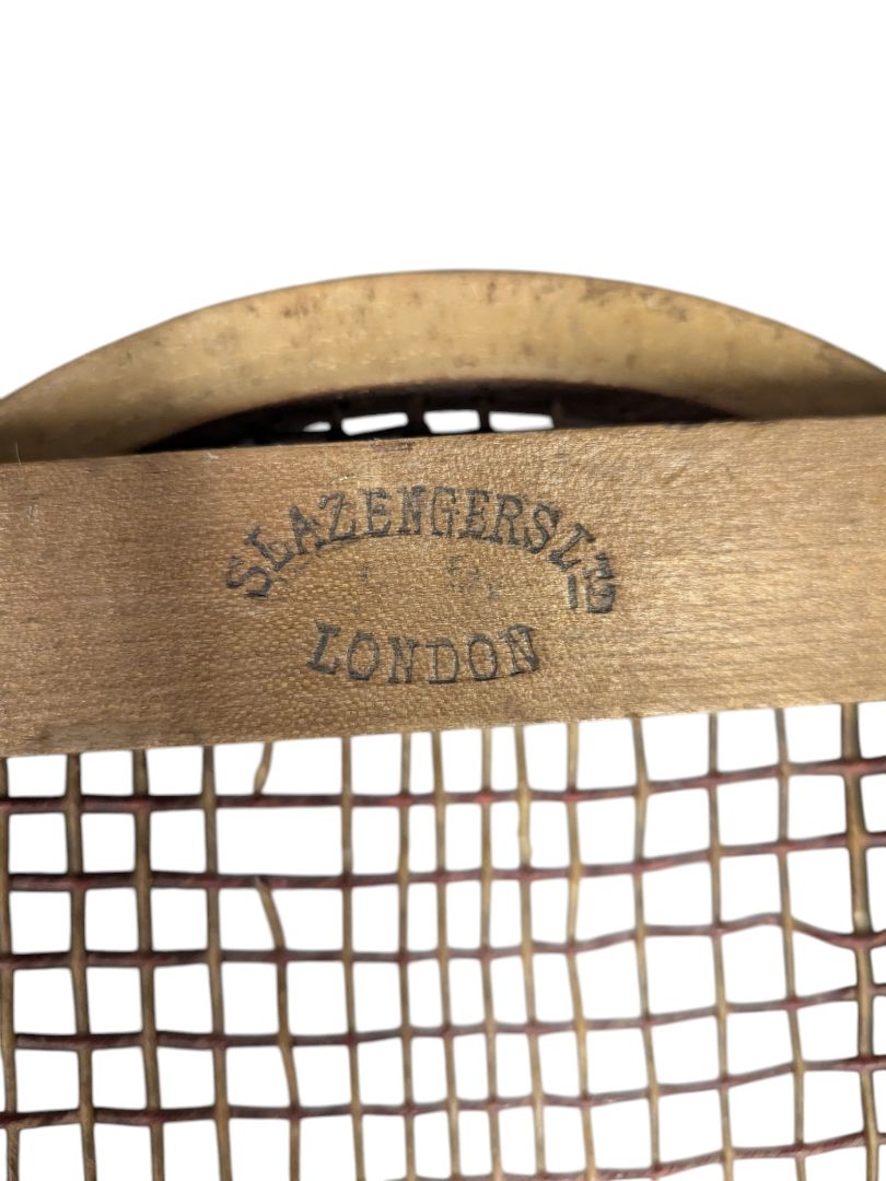 Slazenger “The Stadium” S&S Wooden Tennis Racket