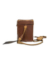 Vintage Leather Camera Case with Kodak Slides & Flashbulbs