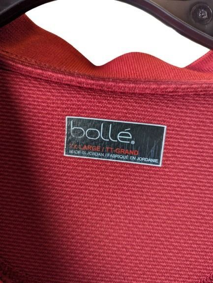 Bollé Men’s Performance Polo Shirt – Red, Size XL