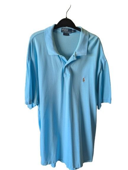 Polo Ralph Lauren Pima Cotton Polo Shirt – Light Blue, XXL