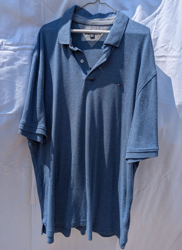 Tommy Hilfiger Polo Shirt Heather Blue XXL