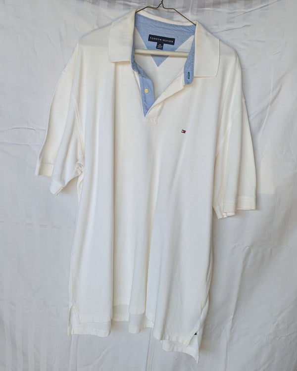 Tommy Hilfiger Polo Shirt – White, XXL