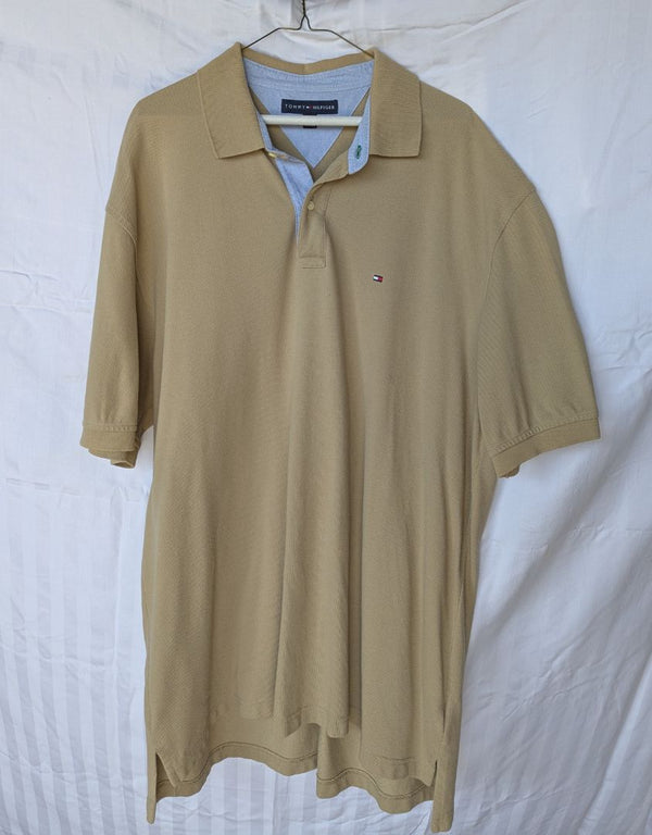 Tommy Hilfiger Khaki Beige Classic Polo, XXL