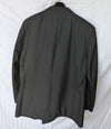 Protocol Double-Breasted Men's Black Blazer Formal Tailored Jacket Size 46