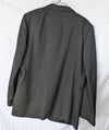 WoolTouch Men's Charcoal Pinstripe 2-Piece Suit Blazer & Dress Pants, Size 46R / 40L