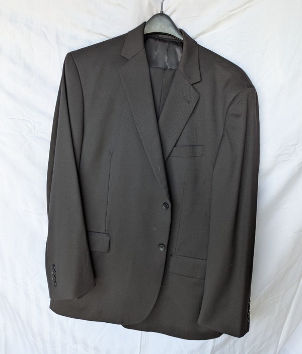 Budd’s Park Lane Black Woolmark 2-Piece Suit – Blazer & Dress Pants