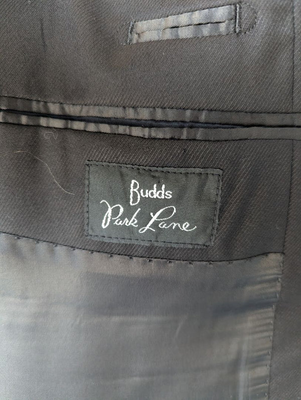 Budd’s Park Lane Black Woolmark 2-Piece Suit – Blazer & Dress Pants