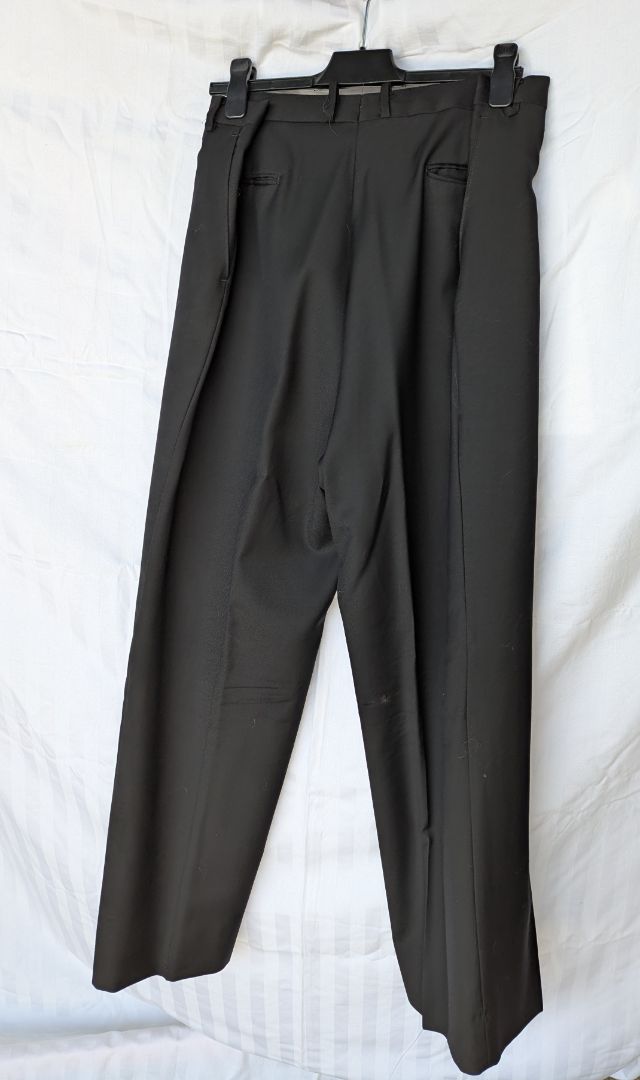 Budd’s Park Lane Black Woolmark 2-Piece Suit – Blazer & Dress Pants