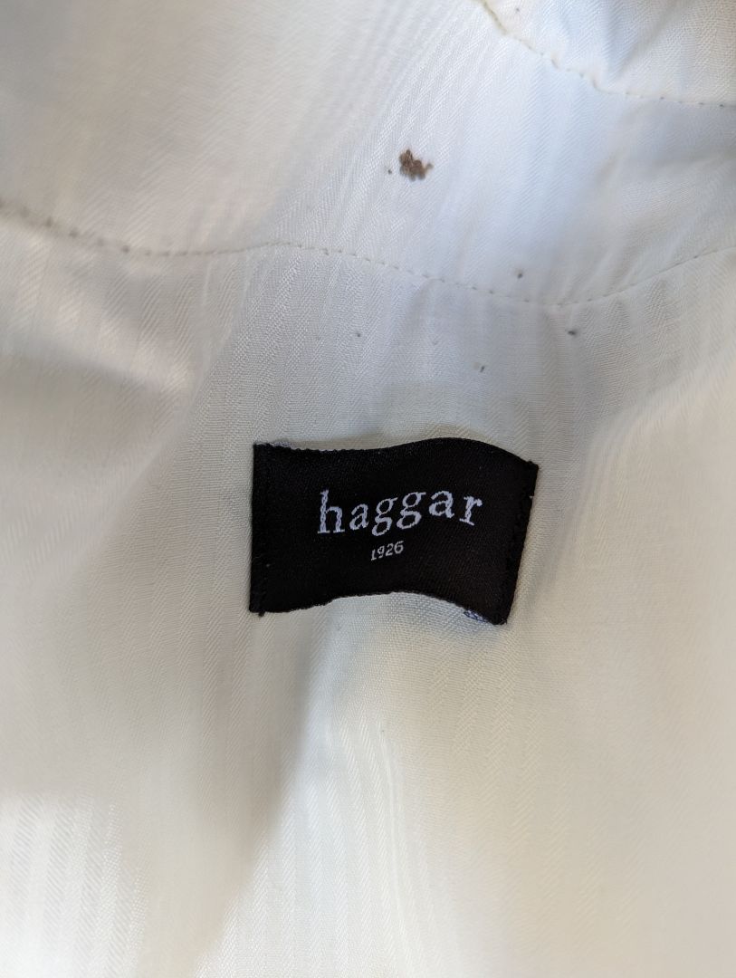 Haggar 1926 Men’s Classic Dress Pants – Light Beige/Tan Trousers W40 L32