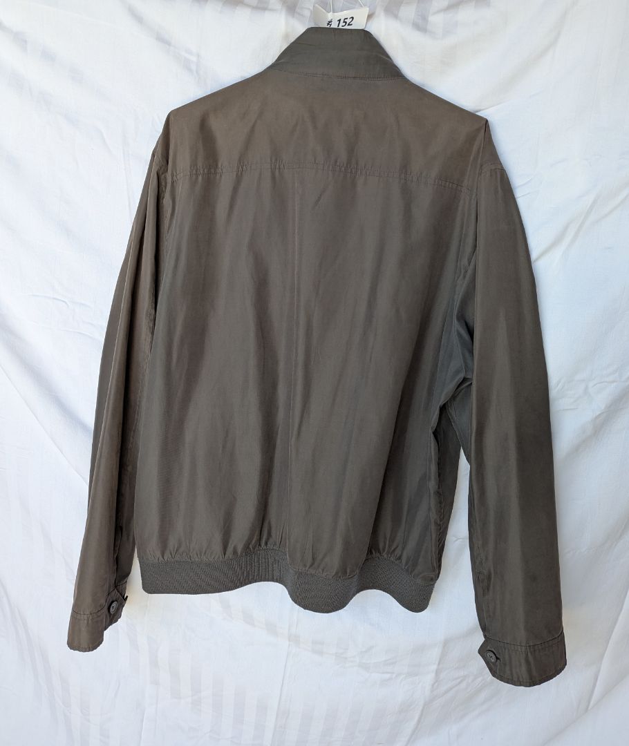 Joseph & Feiss International Men’s Brown Lightweight Bomber Jacket – Size XXL