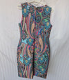 Tommy Hilfiger Multicolor Paisley Sheath Dress – Size 8