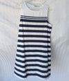 Vineyard Vines Navy & White Striped Sleeveless Shift Dress – Size M