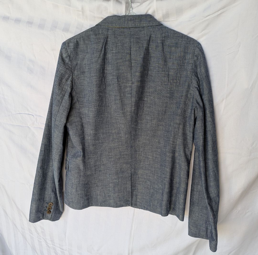 J.Crew Light Blue Cotton Blazer – Women’s Size 8