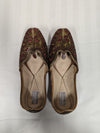 Khoobsurat Jutti Palace Handcrafted Embroidered Leather Jutti Flats – Size 5