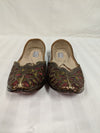 Khoobsurat Jutti Palace Handcrafted Embroidered Leather Jutti Flats – Size 5