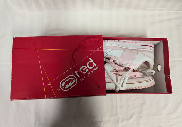 Ecko Red by Marc Ecko Women’s Cartel-Van Ness Sneakers – Pink/White – Size US 8 with Box