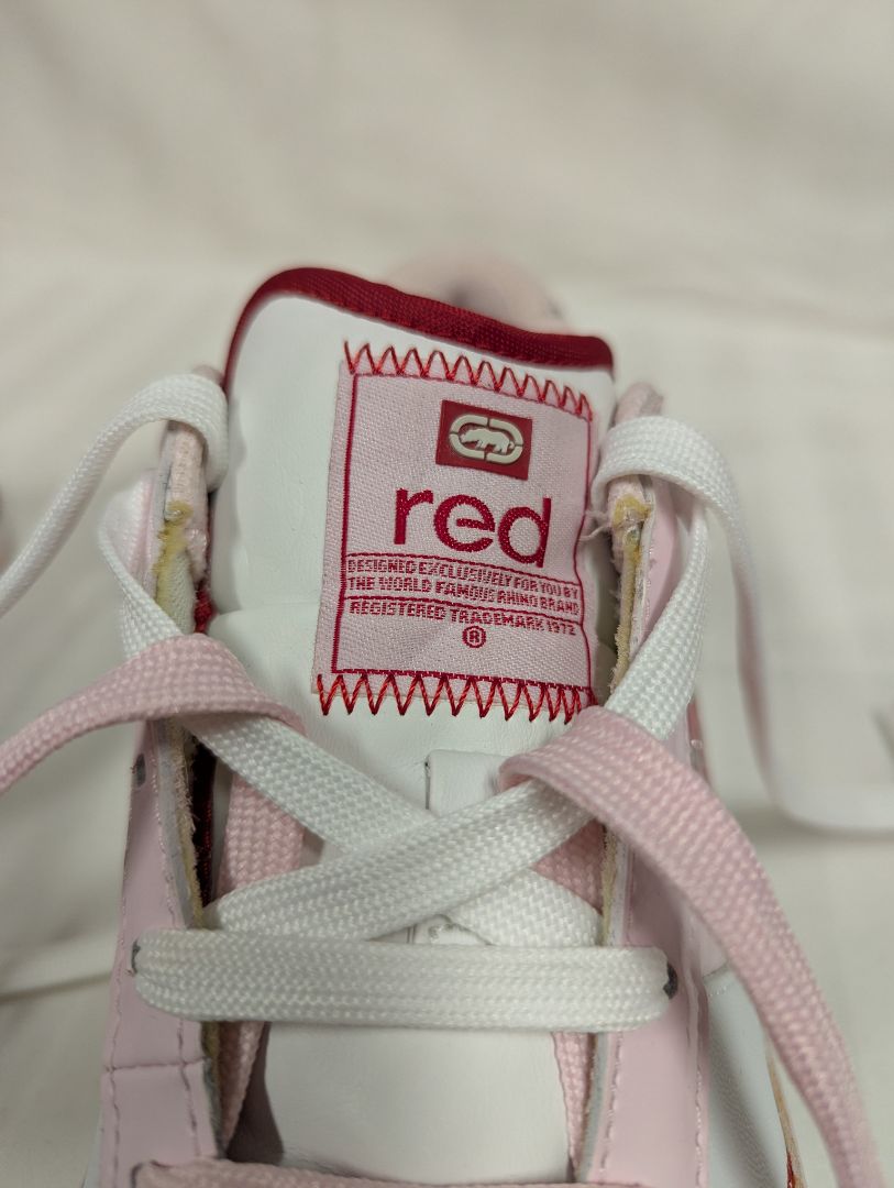Ecko Red by Marc Ecko Women’s Cartel-Van Ness Sneakers – Pink/White – Size US 8 with Box