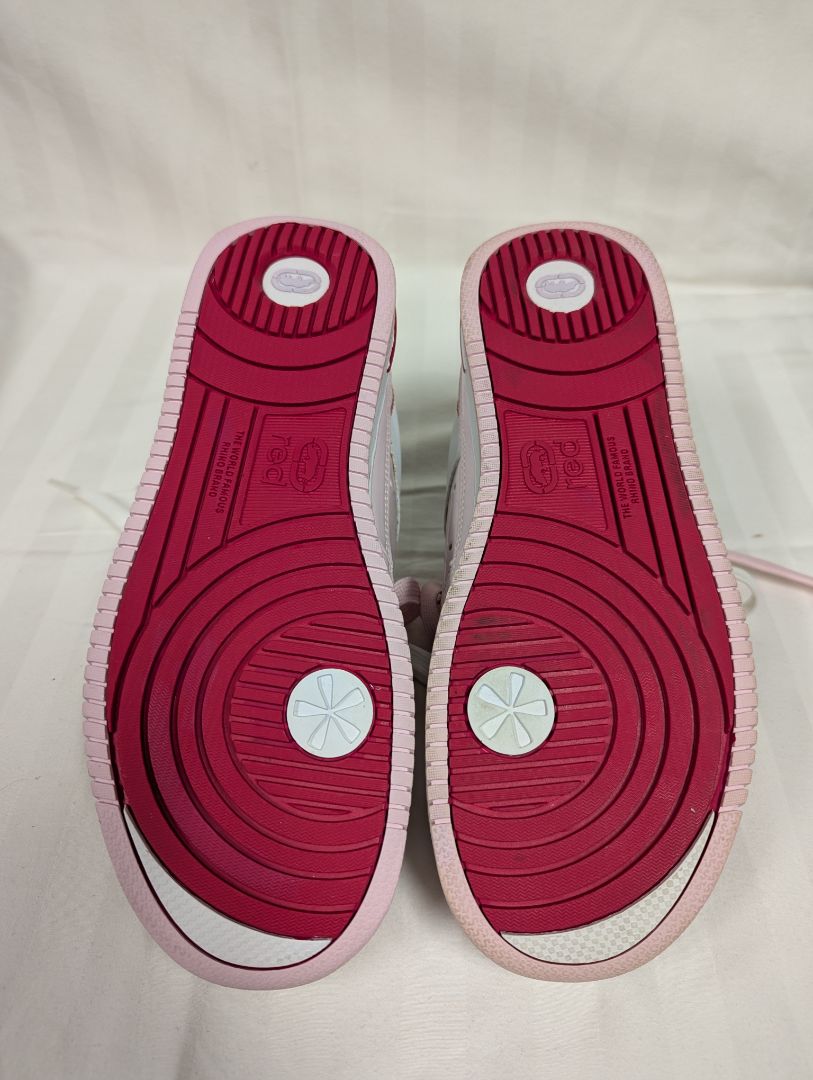 Ecko Red by Marc Ecko Women’s Cartel-Van Ness Sneakers – Pink/White – Size US 8 with Box