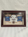 Vintage New York Rangers Shadow Box Display with Mini Jerseys & NHL Puck