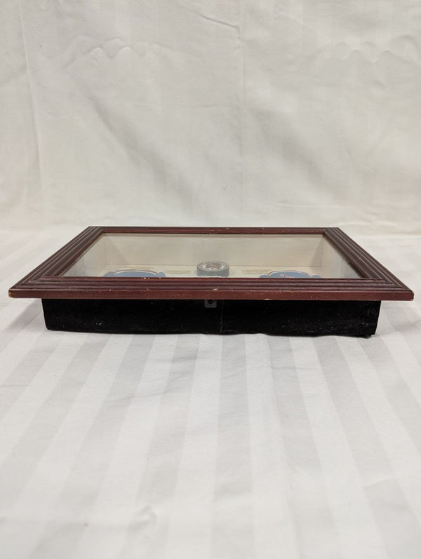 Vintage New York Rangers Shadow Box Display with Mini Jerseys & NHL Puck