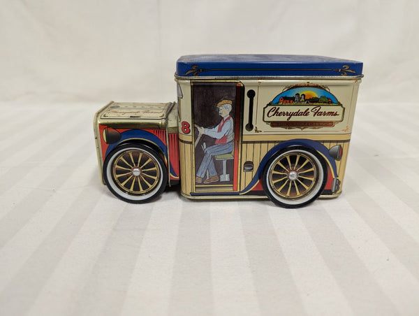 Vintage Cherrydale Farms Delivery Truck Tin Bank