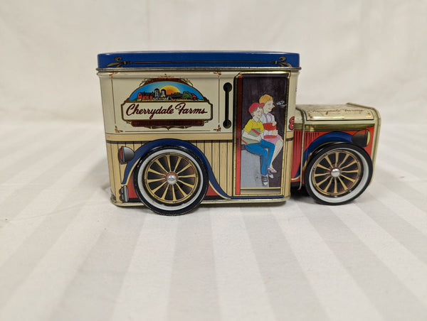 Vintage Cherrydale Farms Delivery Truck Tin Bank