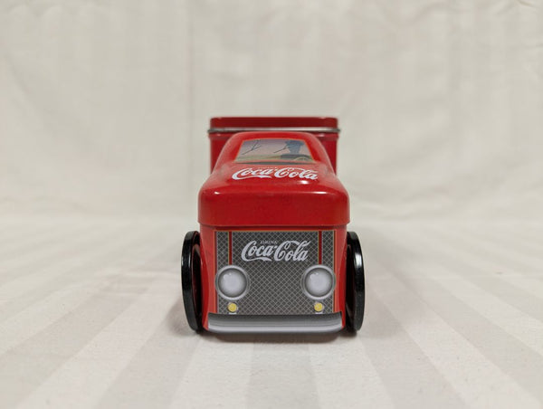 Vintage Coca-Cola Holiday Joy Tin Truck Containers – Set of 2